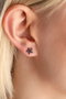 Heliophilia Silver Pendientes de Plata de Ley 925 Negros Stud NRZ99417